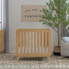 Baby Crib 3-in-1 Convertible Mini Davinci Otto Honey 4 Mattress Infant