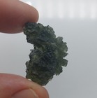 Besednice Moldavite 7 7gr 38 5ct Jezkovna Crescent Moon Shape With Certificate