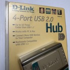 D-link Dub-h4 4-port Usb Powered 2 0 External Hub  Brand New  Nos