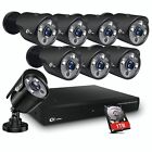 Xvim 8ch 1080p Security Camera System Night Vision Cctv Camera Hdmi Ahd Dvr 1tb