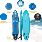 Inflatable Paddle Board 10 6  11  capacity 2-in-1 Sup kayak With Adjustable Seat