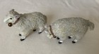 Vintage Putz Style Sheep W bells folk Art Or Nativity Items