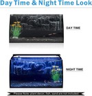 Horizon 8 Gallon Led Aquarium Kit    curved Glass Fish Tank With Filter   3d Decor