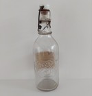 Antique Woodall   Sheppard Apothecary Medicine Bubble Glass Bottle Charlotte Nc 