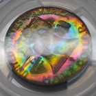 1960 Proof Franklin Half Dollar Pcgs Pr66 - Fantastic Dual Sided Rainbow Toning