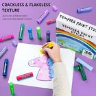 36pcs Washable Tempera Paint Sticks  Quick Drying And No Mess Paint Sticks