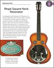 B c  Rich  40 Lashes  Mockingbird   Regal Square-neck Resonator Guitar Article
