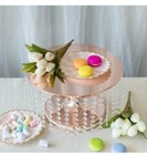 Rose Gold Crystal Cake Stand Cake Holder Cupcake Stand Dessert Tower Wedding   