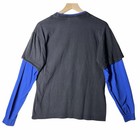 Vintage Champs Sports Duke Blue Devils Layered Long Sleeve Shirt Size S