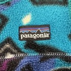 Vintage 90s Patagonia Baby Synchilla Funky Fish Fleece Romper 18m Rare