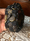 Victorian Glass And Metal Buttons Bracelet Antique Watch Video Here