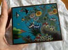 Antique Japanese Inaba Cloisonne Trinket Box Meiji Period Japan