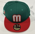 New Mexico New Era Green red World Baseball Classic 59fifty Fitted Hat 100  Wool