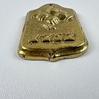 Vtg Brass 1752 Fireman s Insurance Fire Mark Plaque Sign House Fire Insurance