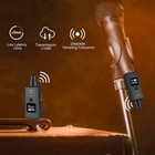 Microphone Wireless System Xlr Transmitter Receiver Rechargeable Adapter I8x5