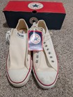 Vtg 90s Converse Chuck Taylor Low Deadstock Irreg Made In Usa Size 12 W  Tagsnib