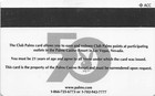 Palms Casino - Las Vegas  Nv - Playboy 50th Anniversary Slot Card  blank 