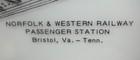 Norfolk   Western Railroad The General Vintage Clock Bristol Station Working