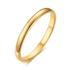 Men s Women s Silver High Polished Dome Titanium Rings Wedding Band Comfort Fit