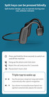 Bone Conduction Headphones Bluetooth 5 1 Wireless Headset Earbuds Outdoor Sport
