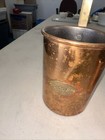 Vintage Brass  Copper Long Handle Ladle Measuring Cups  Stack Or Hang Farmhoue