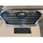 Chrome Bumper Grille Assembly Replacement 2018 2019 Hyundai Sonata Oe Style 
