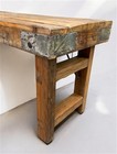 Rustic Folding Bench  54x14 25  Vintage Reclaimed Wood Bench  Farmhouse Seat A74