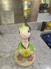 Rare Vintage 1965 Nursery Lamp Baby World Rubber Duck Night Light Works-no Shade