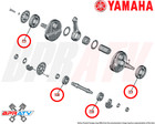 14-24 Yamaha Yz250f Yz 250f Skf Ntn Crank Main Bearings Set Balancer Bearing Kit