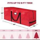 Premium 9 Ft Christmas Tree Storage Bag - Heavy-duty Waterproof Design