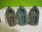 Marx Battleground Playset 3 Marines Paddlers 3 Rafts  Plastic Army Toy Soldiers