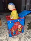 Caillou 2012 Hand Crank Metal Jack In The Box Music Box Musical Toy Pbs 