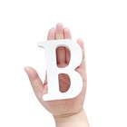 4 Inch Wooden Alphabet Letters  Unfinished White Wood Letters For Crafts  Mar   