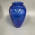 X-large Cobalt Blue Glass Vase 12 5 8 