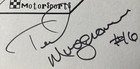 Ted Musgrave Personally Autographed Signed Nascar Card Racing Freeship