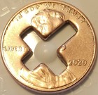100 Cross Penny s  Pennies For Christian Ministries    Punch Out s 1958 To 2023
