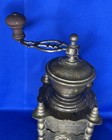 Vintage French Brass Coffee Grinder W  Drawer Good Working Condition 
