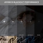 Blackout Curtains 90 Inch Length 2 Panels Set  Thermal Insulated Long Curtain   