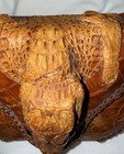 Vintage Genuine Alligator Leather Womens Handbag Purse Vintage 1940 1950