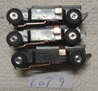 Aurora T-jet 3 Piece Open Rivet Slot Car Chassis Lot  9