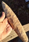 Archaic Knife Spear Point Projectile Arrowhead Indian Artifact  