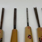 Ulmia Marke Spannsage 7-piece Woodworking Chisel Set Germany Beechwood Handles