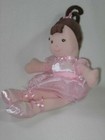 Garanimals Doll Baby Lovey Pink Ballerina Brown Hair Plush Toy 12 