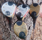 Vintage Macgregor Tourney Eye O Matic 60 Pt2w Persimmon Wood Set 1 2 3   4  w142