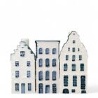  set Of 15  Klm Houses   Blue Delft Houses Empty  Free Shipping 