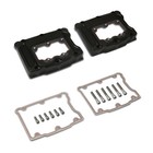 Black Clarity Rocker Box Cover For Harley Twin Cam Street road Glide Models