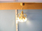 Miniature Battery Operated Lamp  c34s 6 Arm Chandelier Sutton Miniatures