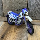 Maisto Yamaha Ttr Dirt Bike Scale Model Purple White Motocross Toy Motorcycle