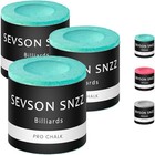 Billiard Pool Cue Chalk - Circle Stick Chalk Hand Chalk Round Cube 3pcs Cyan