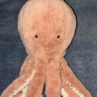 Jellycat London Odell Octopus 18  Plush Stuffed Animal Pink Blush Sea Creature